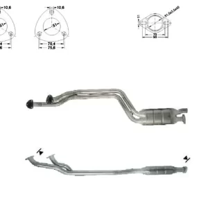 Catalizador BMW 525i 24V