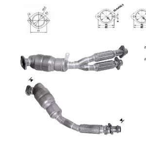 Catalizador BMW 525D, 530D