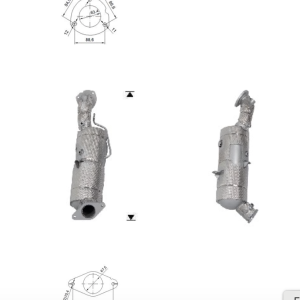 Filtro de partículas FORD 2046265, 2185757