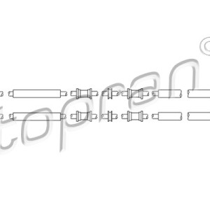 Cable de accionamiento 205508001, 522003