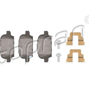 Juego de pastillas de freno 206125001, 1605965