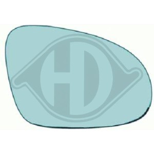 Cristal de espejo, retrovisor exterior 3B1 857 522