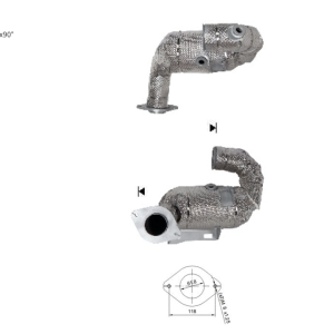 Catalizador MERCEDES A250, 2474902101