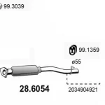 Silenciador del medio