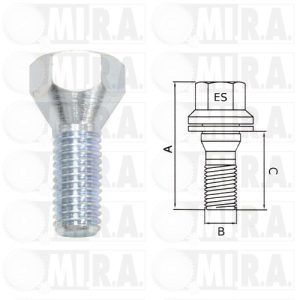 COLONNETTA RUOTA PUNTO/BRAVA 13230024