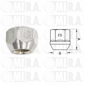 DADO RUOTA NISSAN CH 19 12X1,25X17 9207055