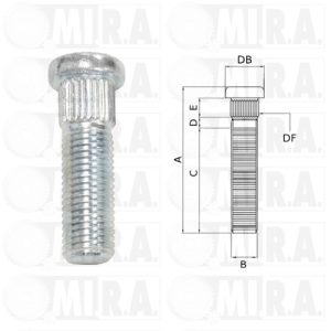 COL.TTA A PIANTAGGIO FORD FIESTA/FOCUS KA 12X1,5X42 1 359 311