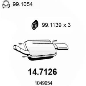 Silenciador Posterior FORD Puma