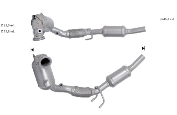 Filtro de Particulas> 2Q0254502GX , 2Q0254502H