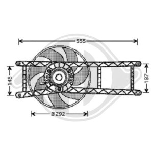 Ventilador, refrigeraci¢n del motor 46799410