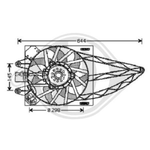 Ventilador, refrigeraci¢n del motor 51732070