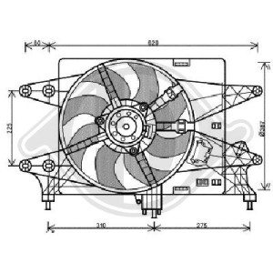 Ventilador, refrigeraci¢n del motor 51768022