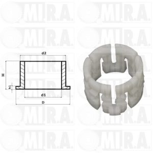 BOCCOLA S/GUIDA DM 25/26 H 25 56522-3X000