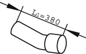 Tubo de escape, central 3987040
