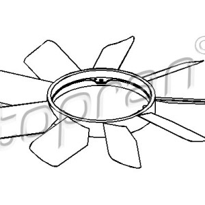 Núcleo ventilador 401000001, 6032000523