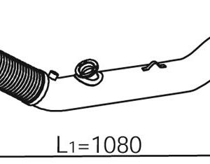 Tubo de escape delantero ReplacementKITfor66148