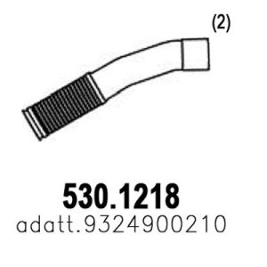 Tubo de escape 9324900610
