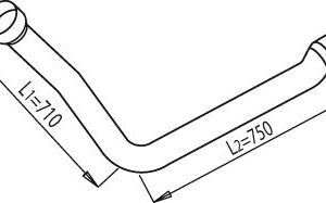 Tubo de escape delantero 1114168