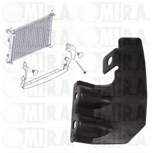DEFLETTORE ARIA RADIADOR FORD FIESTA V – FUSION DX 1363594