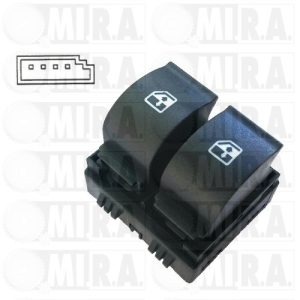 PULSANTE. ALZAVETRO DX-SX FIAT G.PUNTO/EVO – LINEA (4 PIN) 735442329