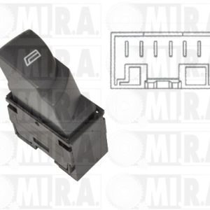 PULSANTE ALZAVETRO FIAT DUCATO II – LANCIA YPSILON (6 PIN) 735315619