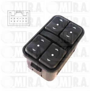 PULSANTIERA ALZAVETRO COMP. SX OPEL ASTRA G (12 PIN) 62 40 106
