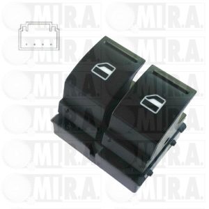 PULSANTIERA ALZAVETRO DX-SX VW GOLF V/POLO (4 PIN) 1Z0 959 858