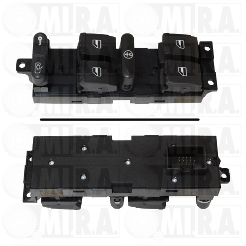 PULSANTIERA ALZACRISTALLO COMP. VW GOLF IV (9 PIN) 1J4 959 857