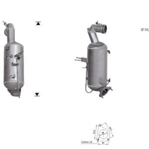DPF OPEL ASTRA 1.6TD, 55499355