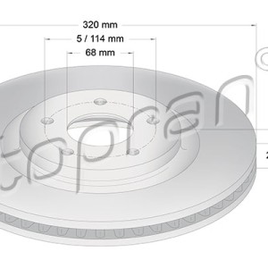Disco de freno 631177001, 402065998R,