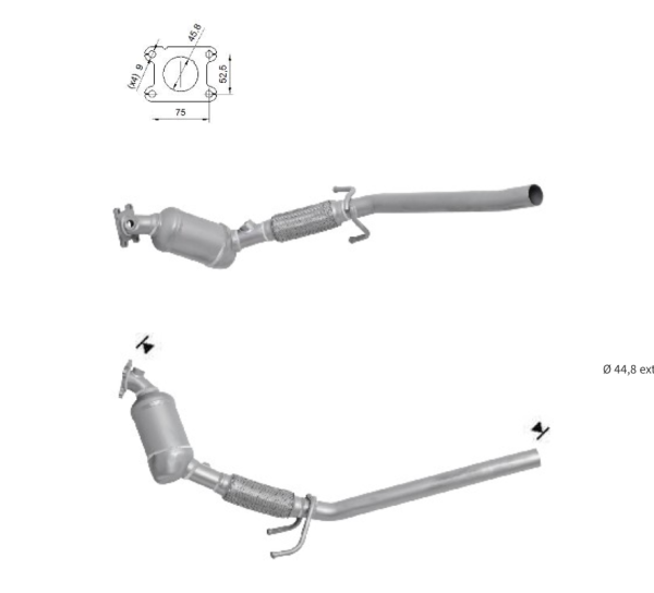 Catalizador> 6C0254500RX, 6C0254501SX,