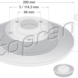 Disco de freno 701161001, 432001539R,