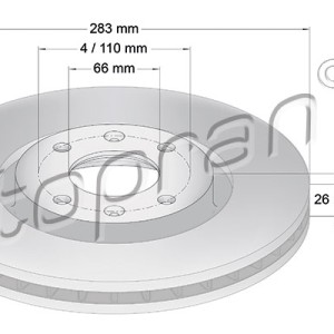 Disco de freno 720248001, 4249J6,