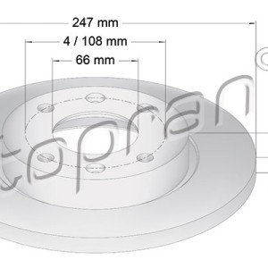 Disco de freno 721175001, 4249A5,