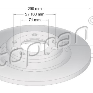 Disco de freno 721186001, 4249C1,