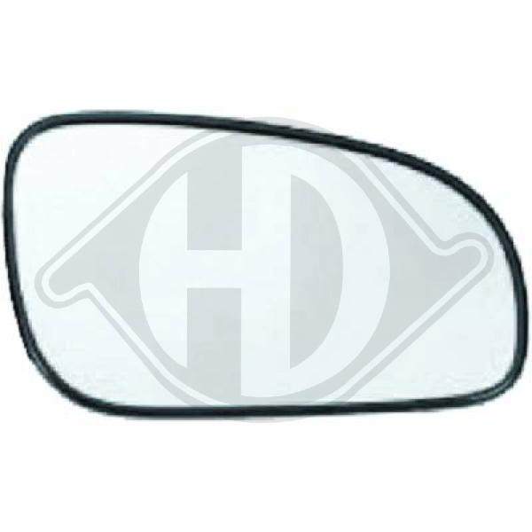 Cristal de espejo, retrovisor exterior 9203121