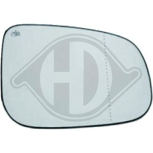 Cristal de espejo, retrovisor exterior 30716483