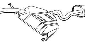 Silenciador trasero 7737478-