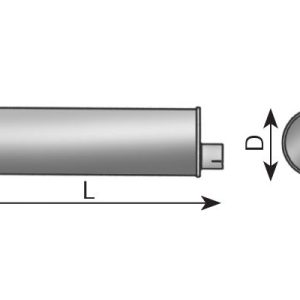 Silenciador Medio/Terminal 657859