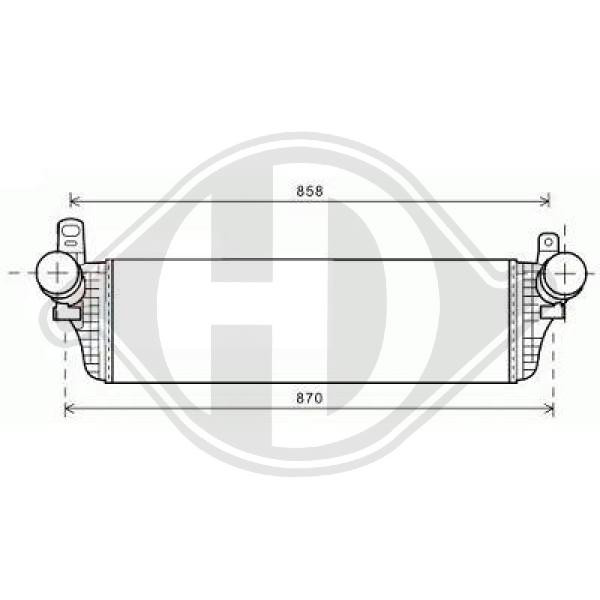 Radiador de aire de admisi¢n 7E0 145 804 A