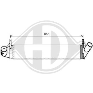 Radiador de aire de admisi¢n 82 00 40 90 45