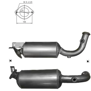 Filtro de partículas NISSAN, OPEL, RENAULT