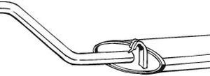 Silenciador trasero 8A0253609AS-8A0253609BD-8A0253609F-8A0253609M-