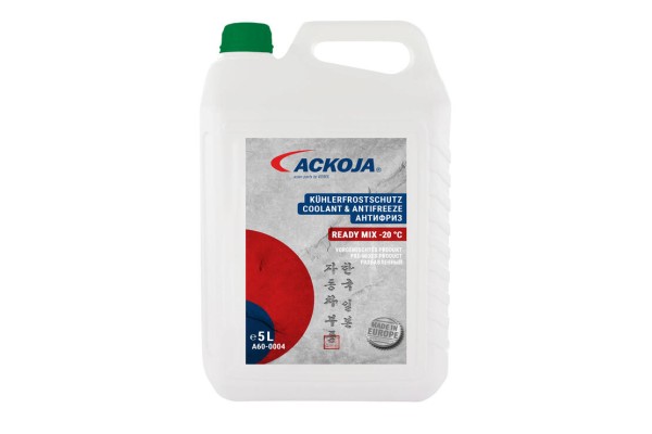 Coolant & Antifreeze green ready mix 5 L, Anticongelante
