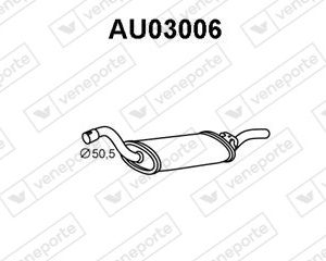 Silenciador trasero 893253078Q-893253609B-