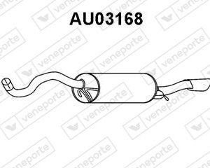 Silenciador trasero 8D0253609S-