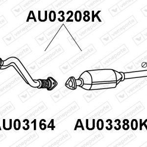 Catalizador 3B0253057AV-3B0253057AX-3B0253057CV-3B0253057CX-8E0253095FV