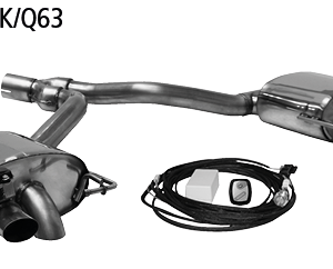 Silenciador trasero para AUDI AUA4/B9-K/Q63