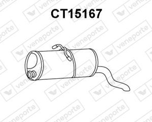 Silenciador trasero 1726AG-1726KY-1726KZ-1726N5-1726N6