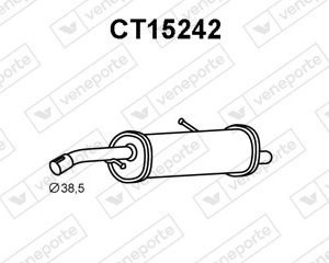 Silenciador trasero 1726NT-